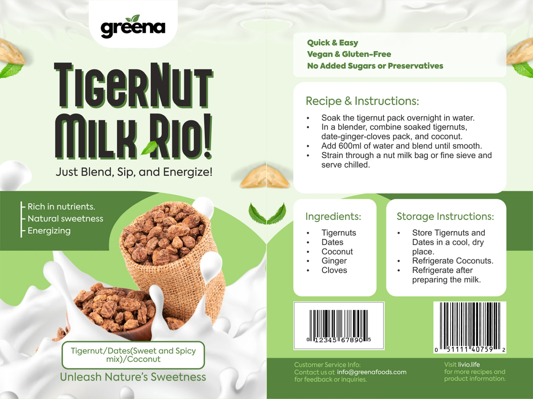 The Rio pack's front and back artwork shown together as one flattened spread.