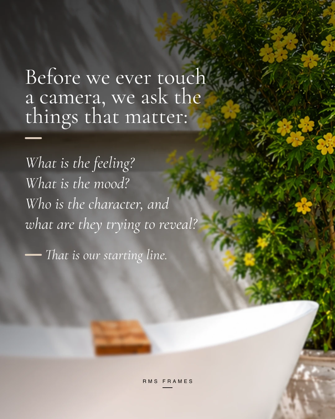 RMS Frames — editorial photography